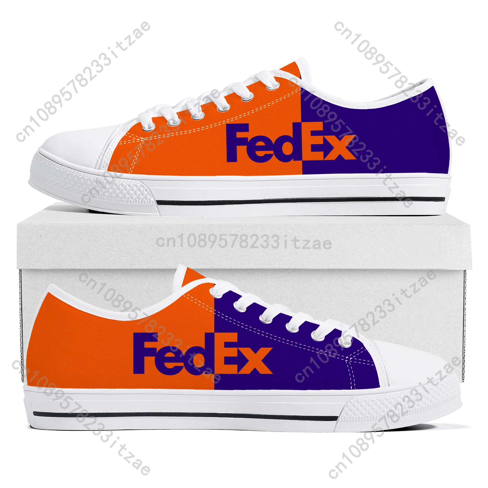 

FedEx Low Top Sneakers Mens Womens Teenager High Quality United States Courier Canvas Sneaker couple Casual Shoes Customize Shoe