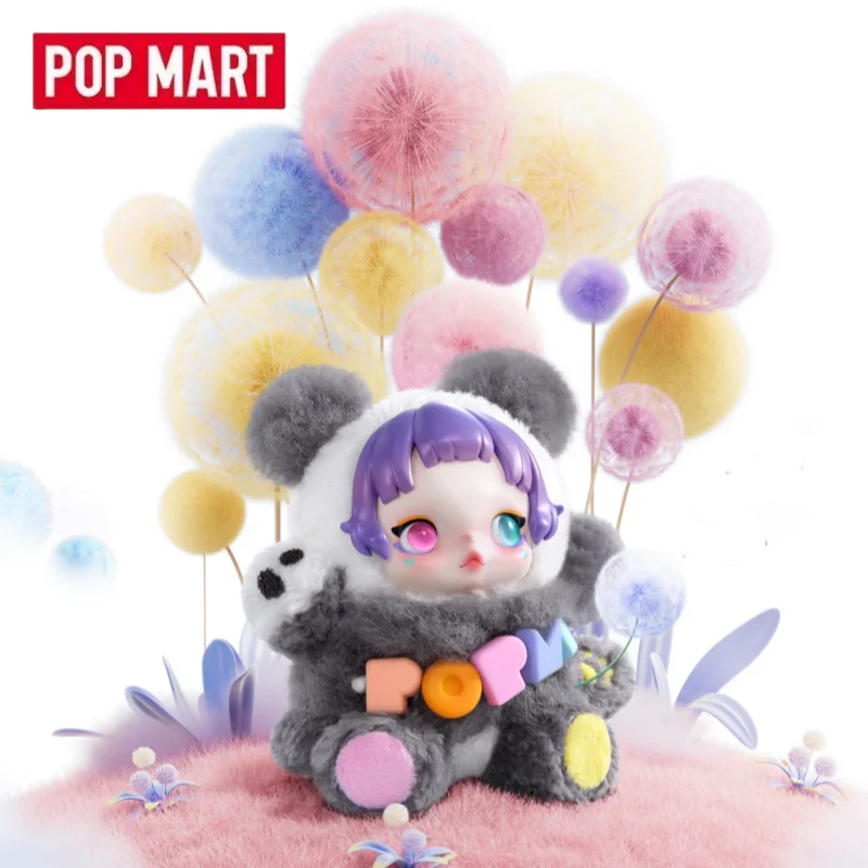 

POP MART SKULLPANDA 15-я ленивая панда юбилейная серия виниловая плюшевая кукла кулон ограниченная глухая коробка домашний декор настольный подарок