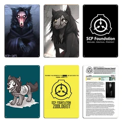 Malo Scp 1471 containment Breach Metal Plaque Living Room Club Iron Bar Printing Tin Sign Poster