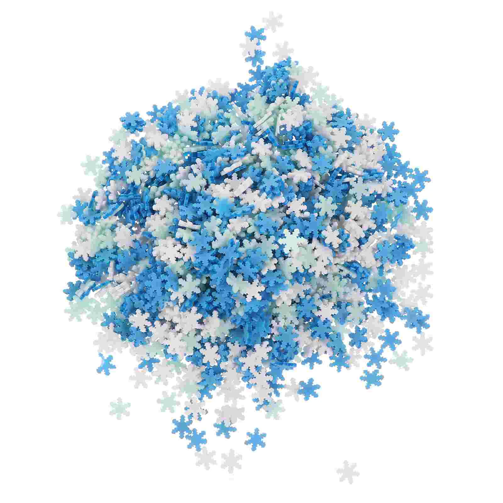 

100 G Polymer Clay Snowflake Filler Manicure Charms Craft Nail Stickers for Slice Decals