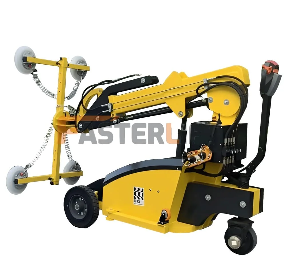CE Certified Full Electric Vacuum Lifter Capacity New Condition Glass Metal Sheets