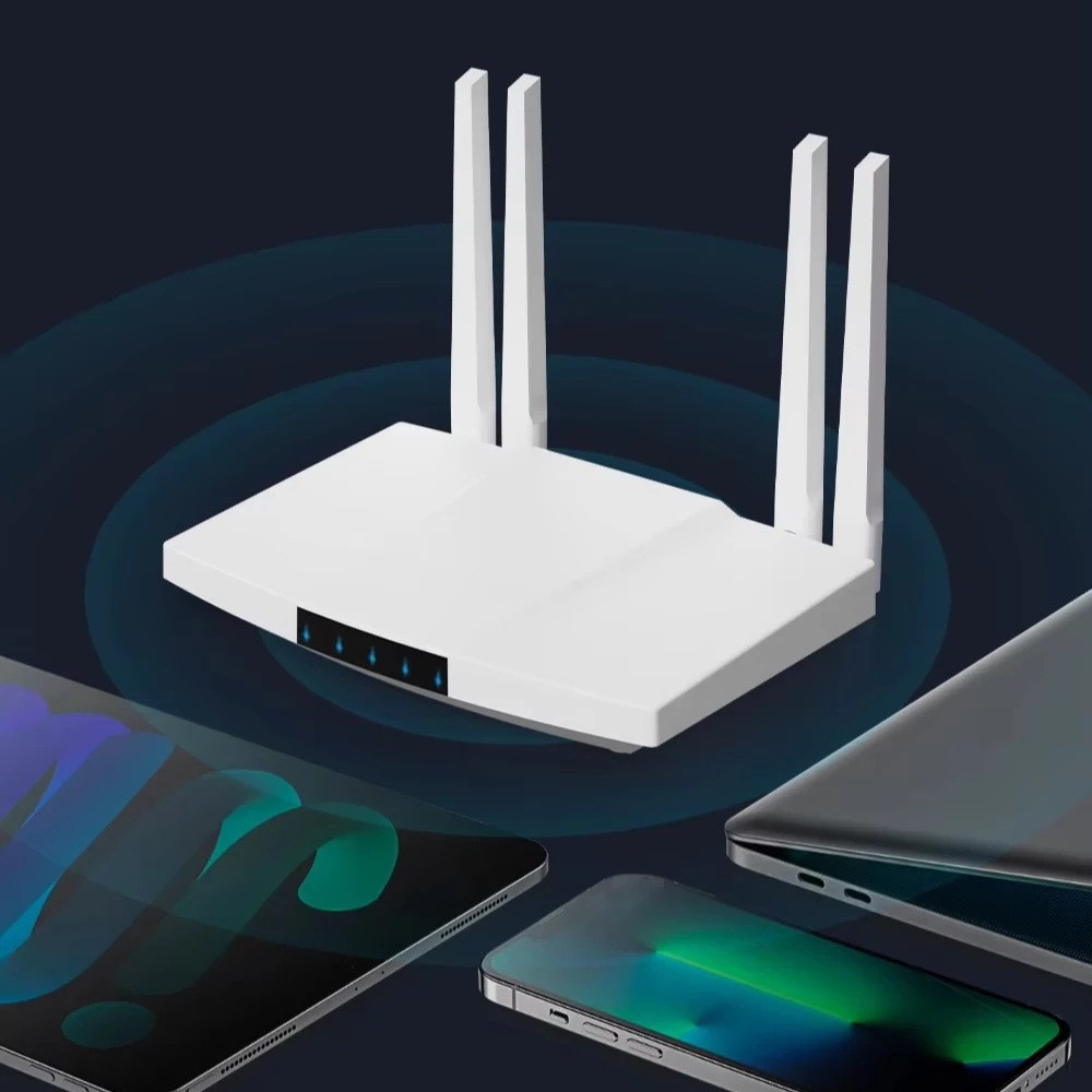 

Высокоскоростной беспроводной маршрутизатор 4G LTE Cat4 с максимальной частотой передачи данных LAN 300 Мбит/с 2,4G Wi-Fi Firewal для домашнего использования