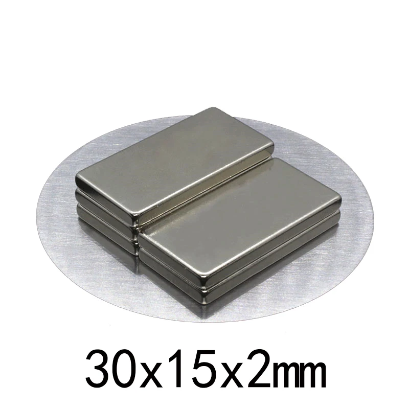 30x15x2mm Super Strong Square Magnet For Home Refrigerators, Offices DIY 30*15*2