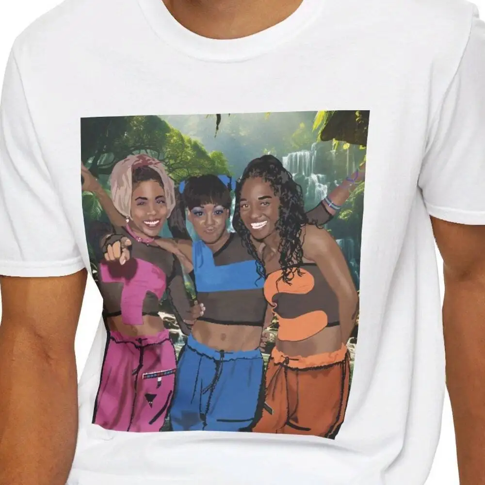 TLC Waterfalls T Shirt 90s R B Music Retro Band Vintage I