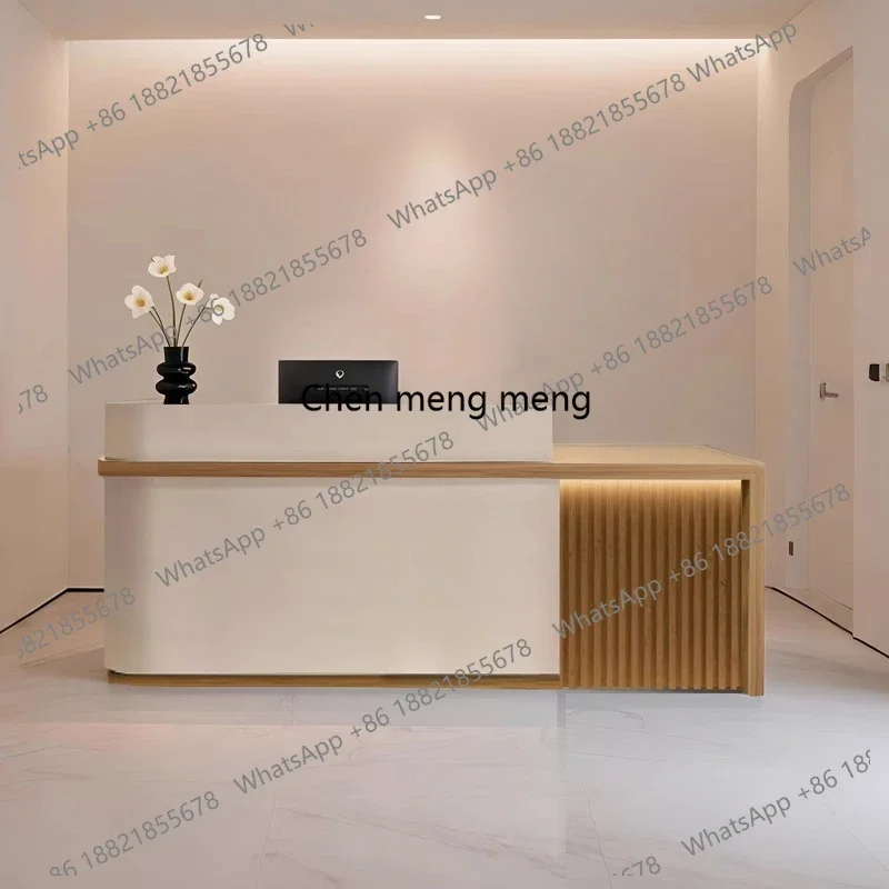 cc182Licht Luxus Schönheitssalon Rezeption Kleidung Kasse Chinesisches Teehaus Bartheke High-End-Unternehmen Empfang Cou