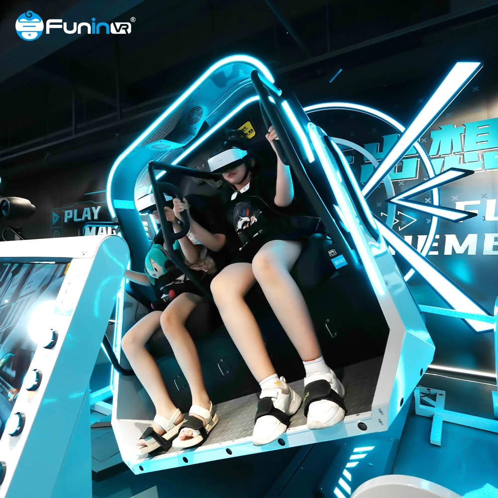 Mejor precio VR Ship silla giratoria de 360 grados 9D simulador de realidad Virtual máquina VR 5 asientos VR Magic Flying UFO