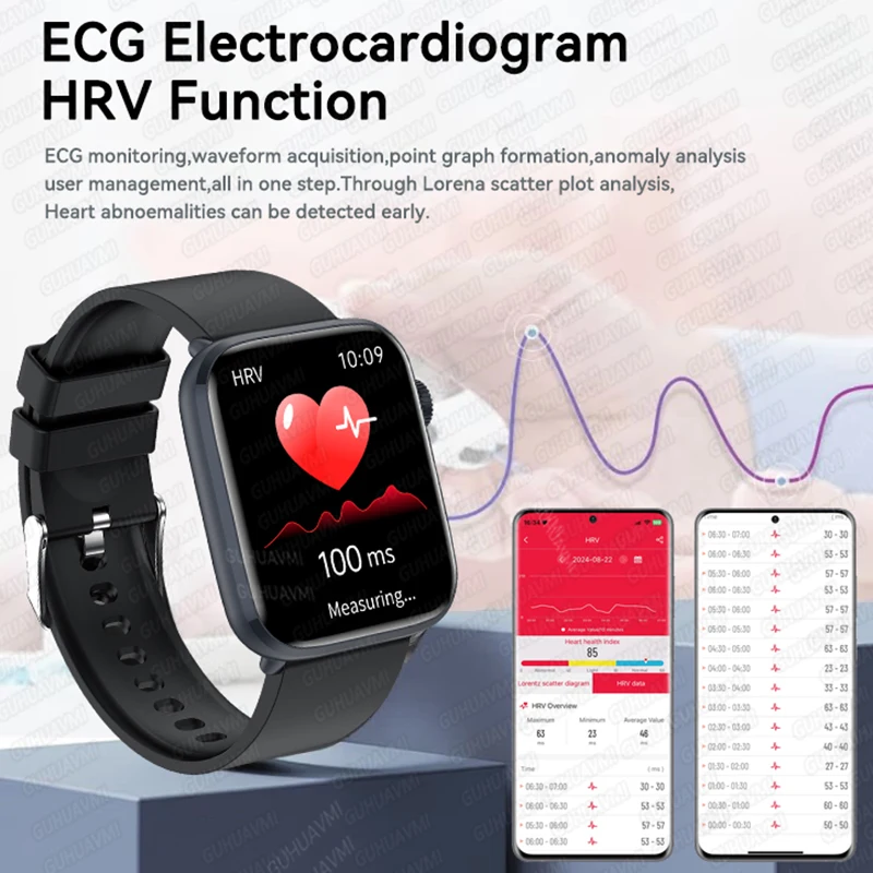 Original Ultra Series Smartwatch Heart Rate Thermometer Health Monitor NFC Bluetooth Call Smart Watch For IOS Xiaomi Men Women