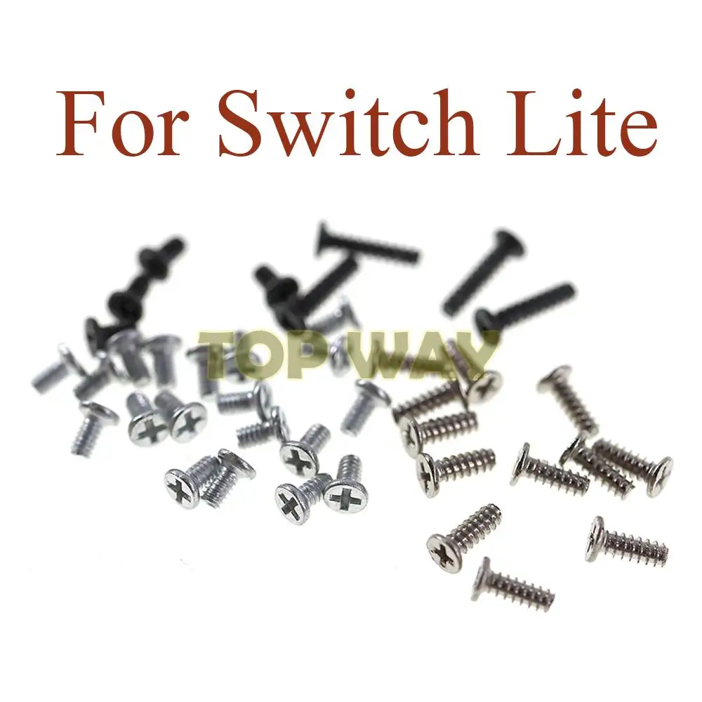 스위치 OLED 교체 용 1 세트 Nintendo Switch Lite Joy Con Pro 콘솔 NS 나사 용 풀 세트 나사