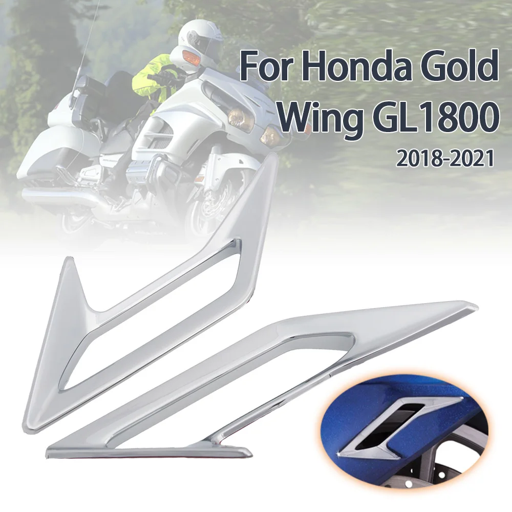 

Motorcycle Accessories Fit For Gold Wing GL 1800 Tour DCT Airbag GoldWing GL1800 Front Fender Vent Trim Air Inlet Cover