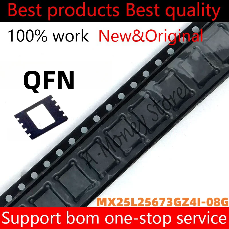 

(2pcs)MX25L25673 MX25L25673GZ41-08G MX25L25673GZ4I-08G QFN-8