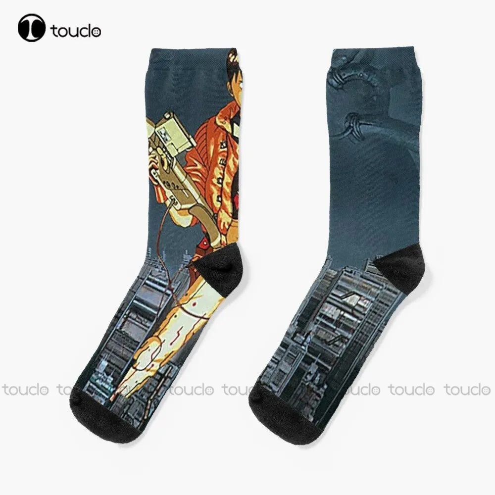 Katsuhiro-Otomo | Akira Movie Manga Socks Mens Work Socks Personalized Custom Unisex Adult Teen Youth Socks 360° Digital Print