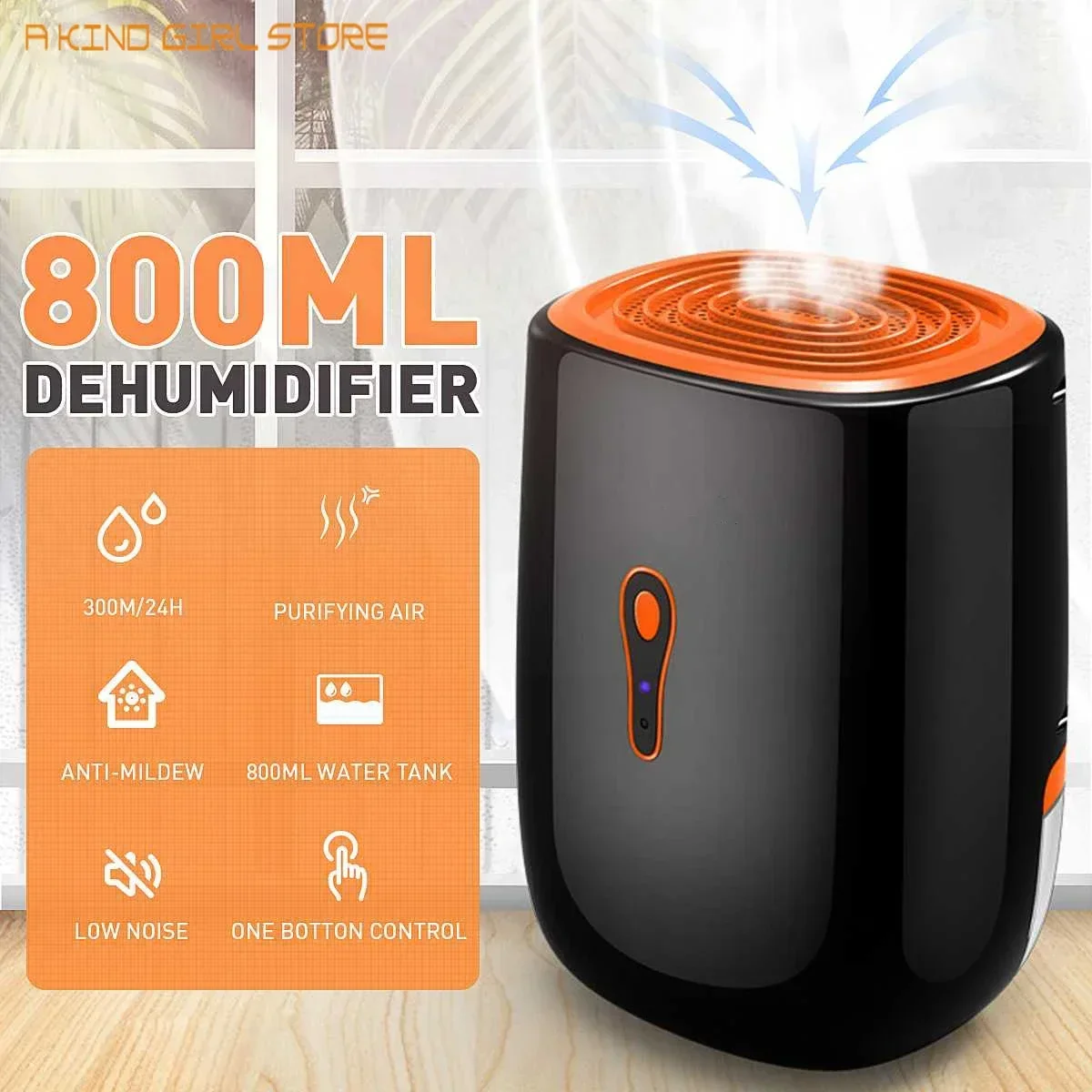 Household mini dehumidifier electric Moisture Absorber basement Desiccant machine air dryer dehumidifiers baseroom EU plug 220V