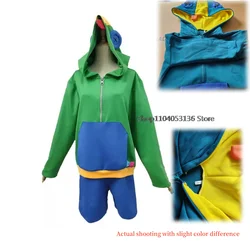 Leon Hoodie Cosplay Legendary Hoddies Brawl Outfit Uniform Anime Unisex Top Shorts Halloween Party Role play Doujin Clothes