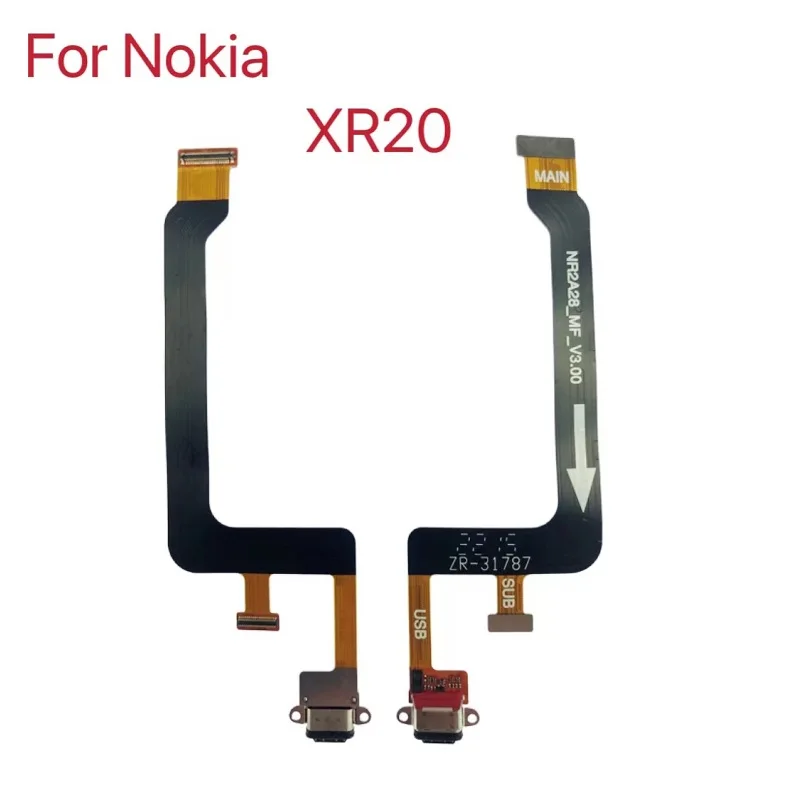 For Nokia XR20 USB Charging Board Dock Port Flex Cable Repair Parts