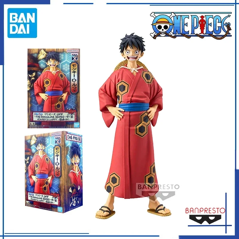 Bandai Banpresto Anime originale One Piece Monkey D. Rufy Yukata Anime Action Figure Toy Gift Model Collection Regali di festa