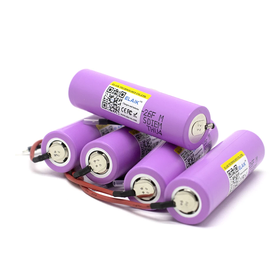 ICR18650 3.7V 2600mAh rechargeable lithium-ion battery Stable performance Strong light flashlight battery pack 26F- Wiring