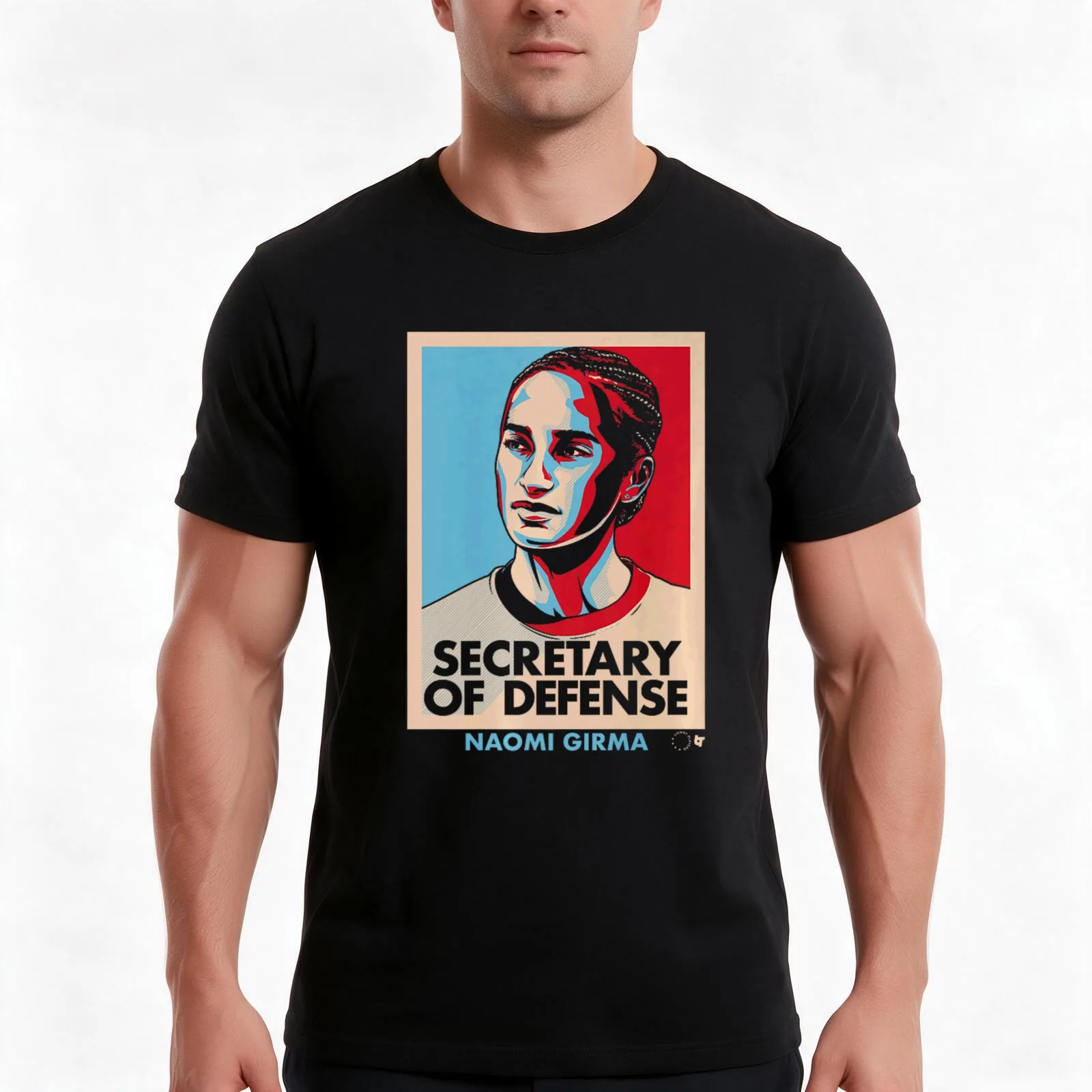 Naomi Girma Secretary Of Defense For Usa Women's Soccer Gift For Soccer Fan T-Shirt Summer Casual Cotton Tee Unisex Men Women