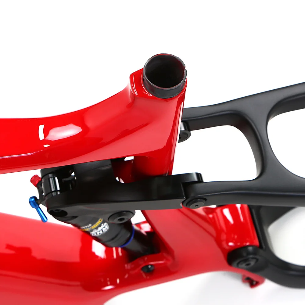For Bafang Central Motor M410/M500/M510/M600/M560 EM10 Soft Tail Mountain Bike Carbon Fiber Frame 140mm Stroke