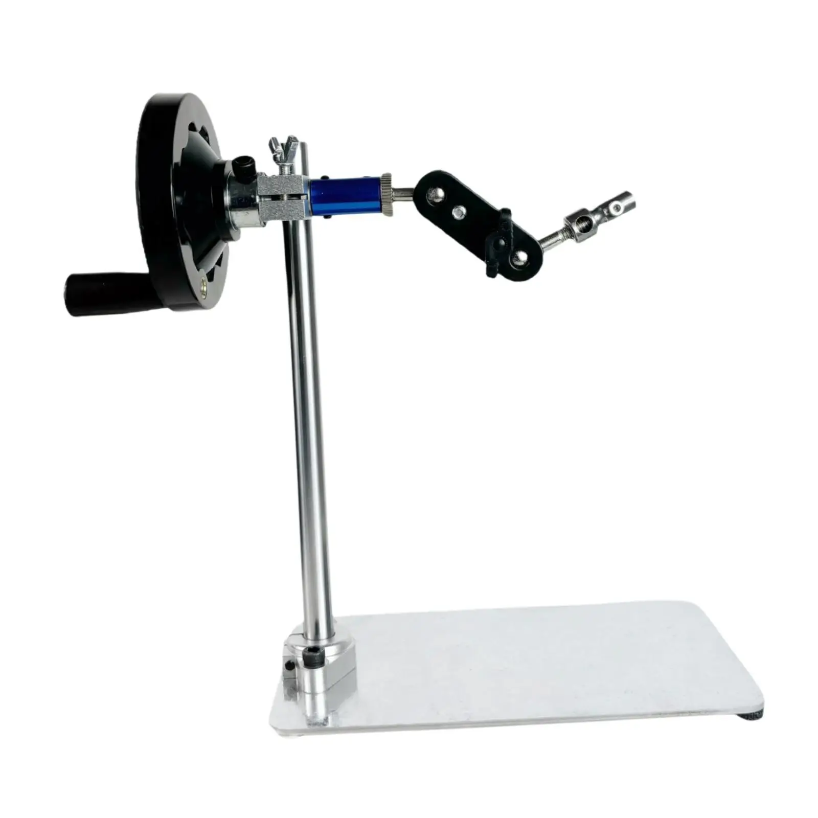 Rotary Fly Tying Vise Smooth Fishing Tackle ปรับได้ Universal 360 °   การหมุนสําหรับ Fly Fishing ฐานรองกันลื่น