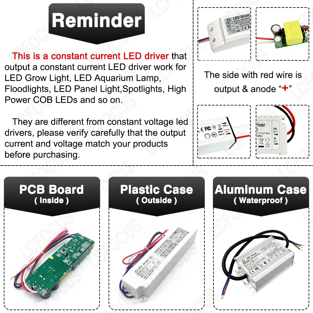 60W 70W 80W Controlador LED 2400mA 2100mA 1800mA 1500mA 1200mA 700mA 54-96V 18-34V Transformadores de iluminación 60 70 80 W vatios Fuente de