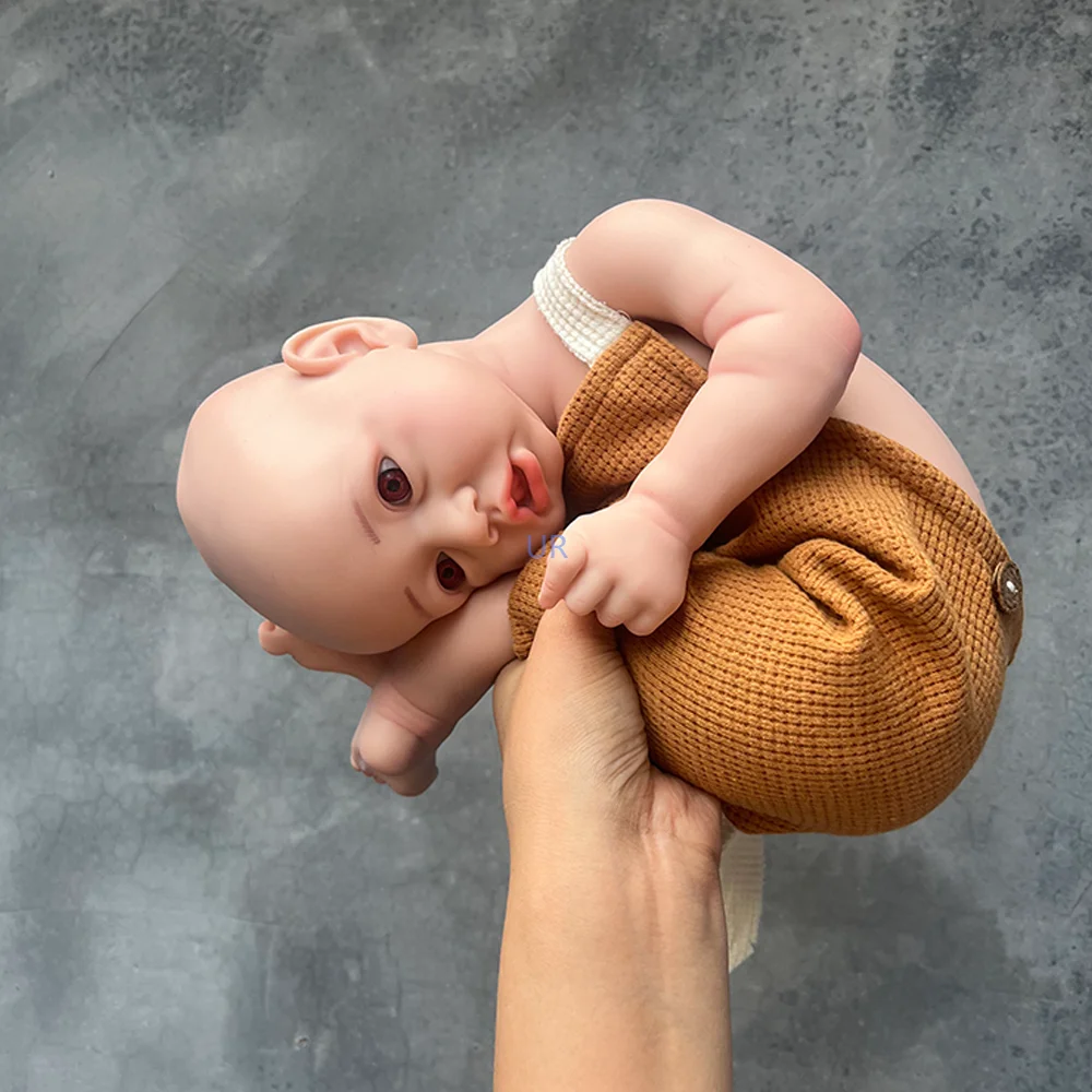 

18 Inch Incredibly Soft Silicone Reborn Dolls Lifelike Marshmallow Newborn Rebirth Girl Washable Doll Emotional Companionship