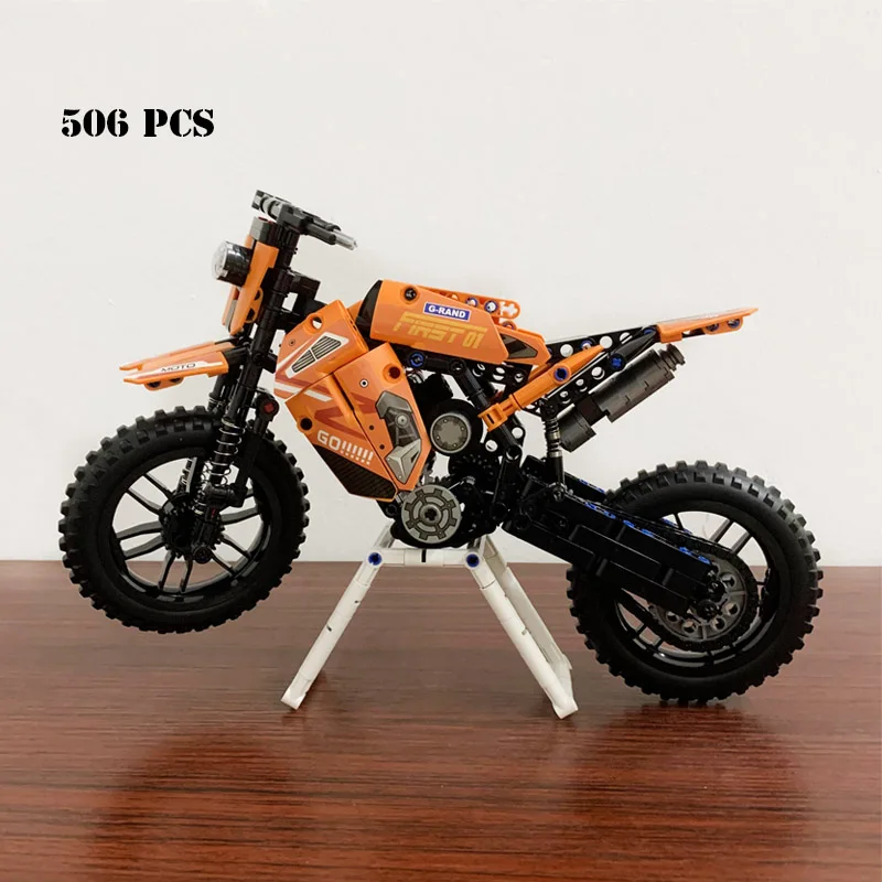 

506Pcs Technical Sport Motorcycle Model Building Blocks Model Educational Decoration Toys For Kids Adult Birthday Christmas Gift