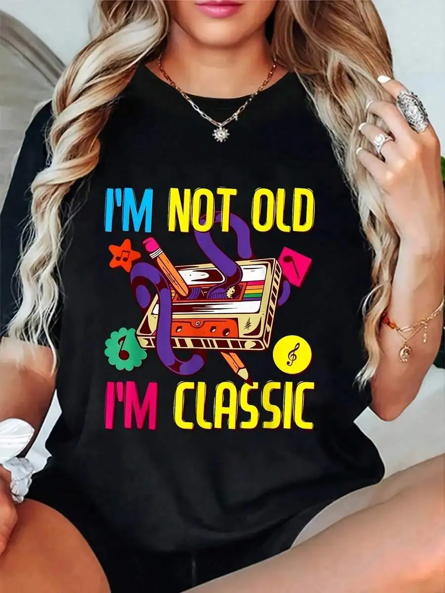 

90s Vintage Style T-Shirt For Women And Men Classic Graphic Tee