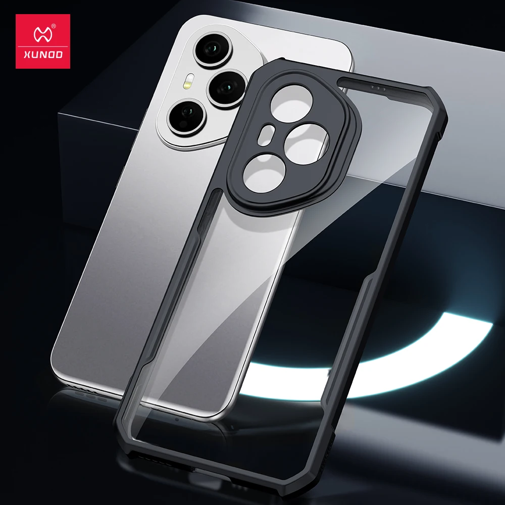 funda Xundd Case For Honor 400 carcasa , 400 Pro Airbags Shockproof PC + TPU Clear Anti-fall Phone Protection Back Cover