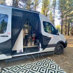 Magnetic Fly Screen for Mid High Roof Camper Van Bug Mesh Mosquito Net Fit Ford Transit,Mercedes-Benz Sprinter high roof