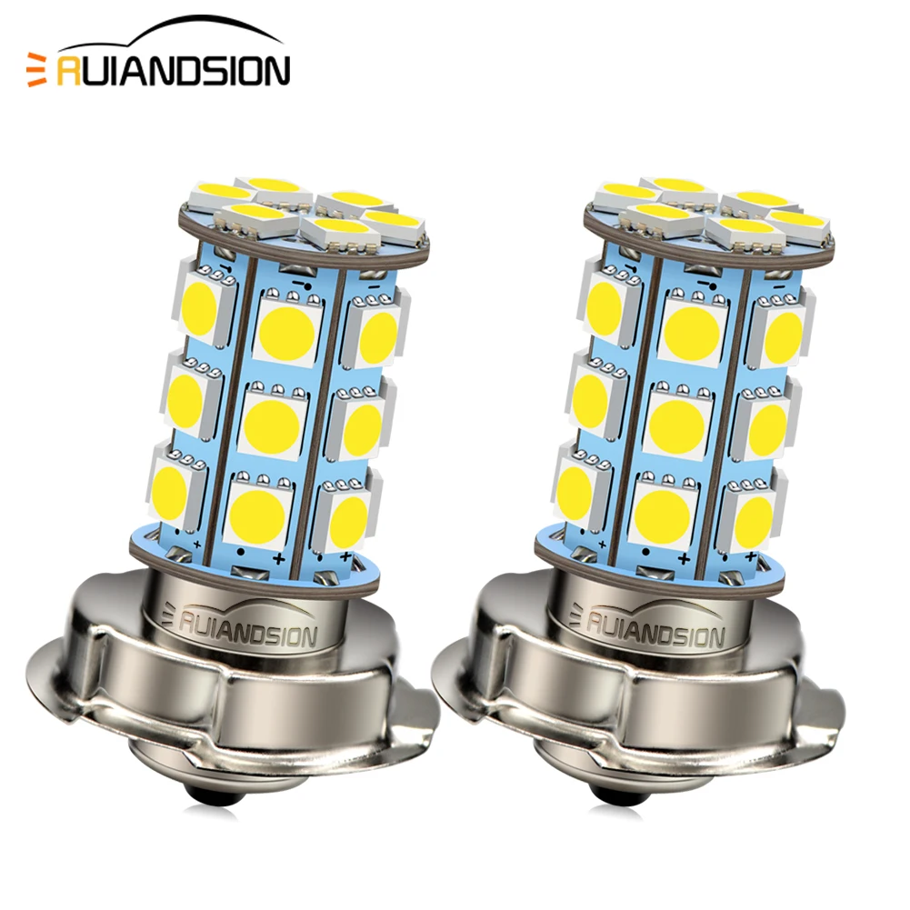 

2PCS P26s 6v/12v Motorcycle LED Headlight High Brightness Waterproof Shockproof Super Bright Driving Light 6000k ﻿
