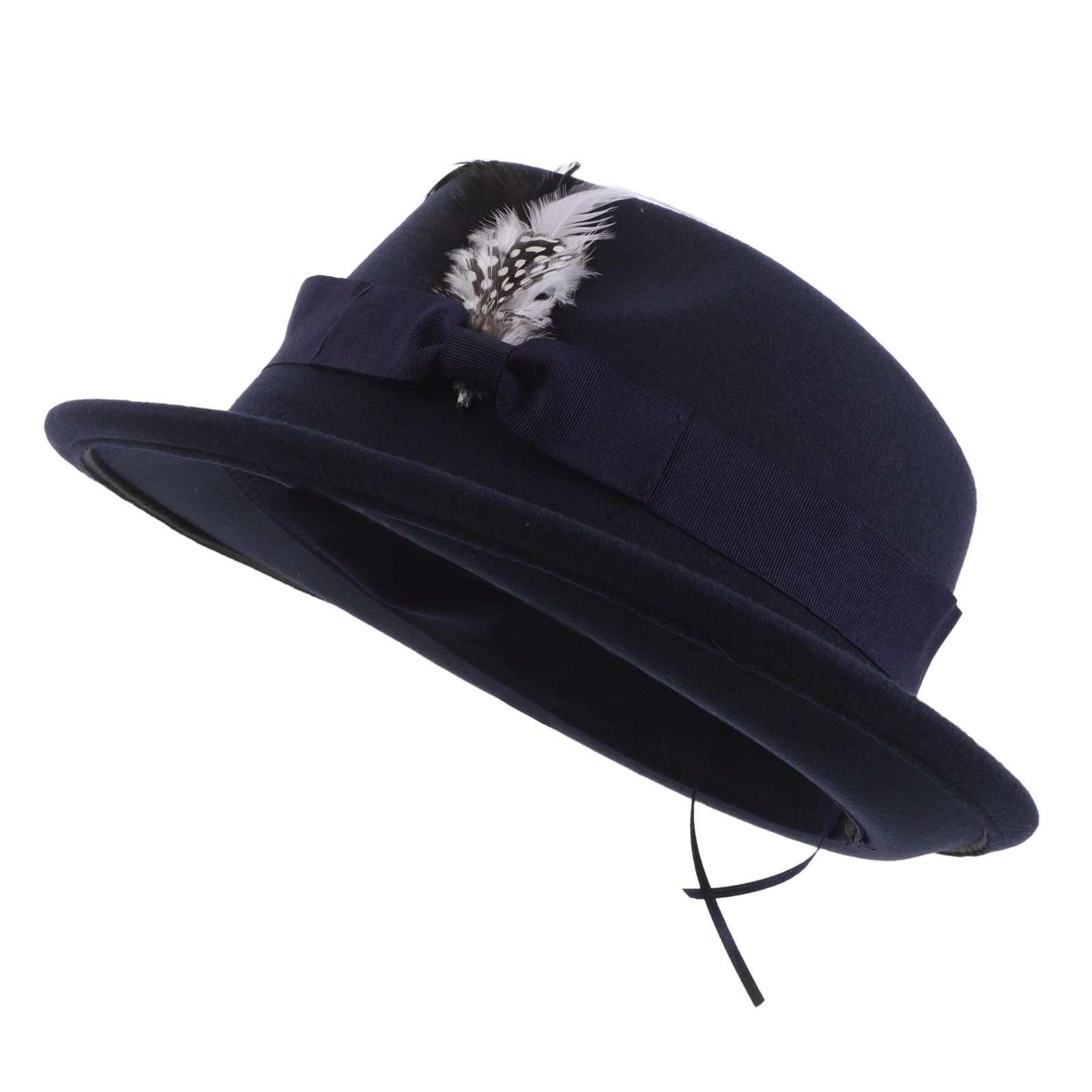 

Men Jazz Hat Lightweight Polyester Classic Fake Durable Fedora Flat Brim Cowboy Beach Felt Bowler Mens Fashion