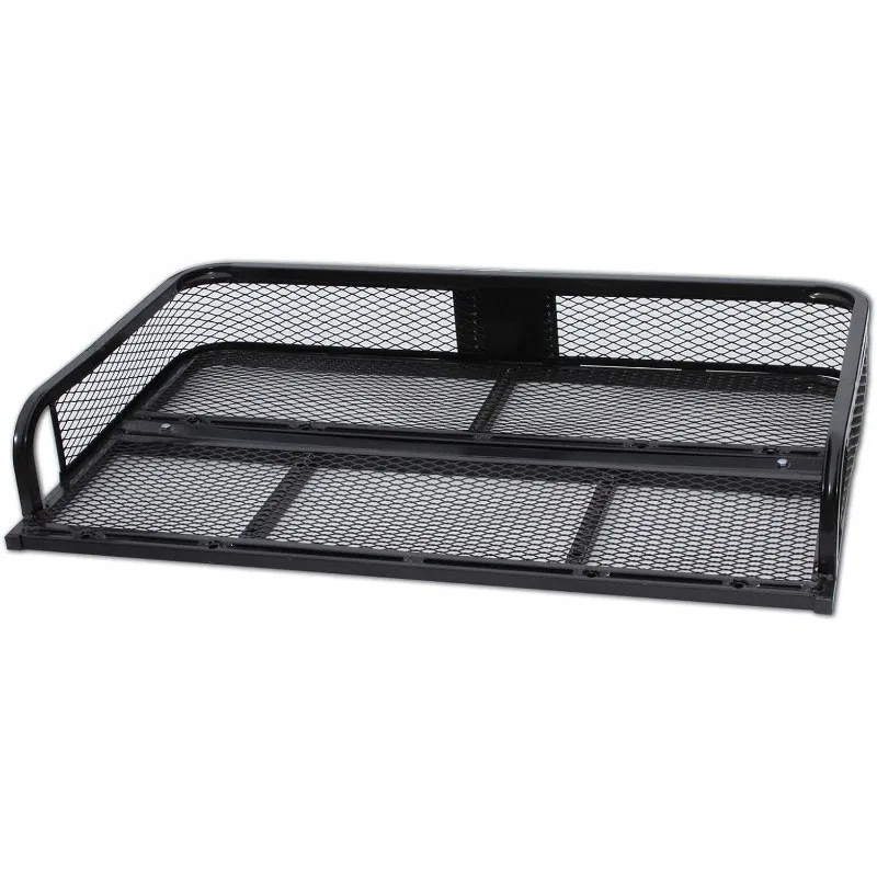 

Titan Universal ATV Rear Storage Rack, Steel Cargo Basket Carrier