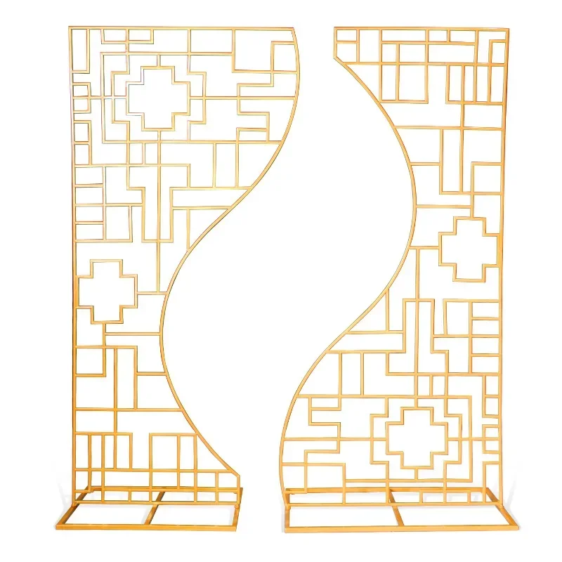 

Chinese congenial screen wrought iron wedding props wedding decoration