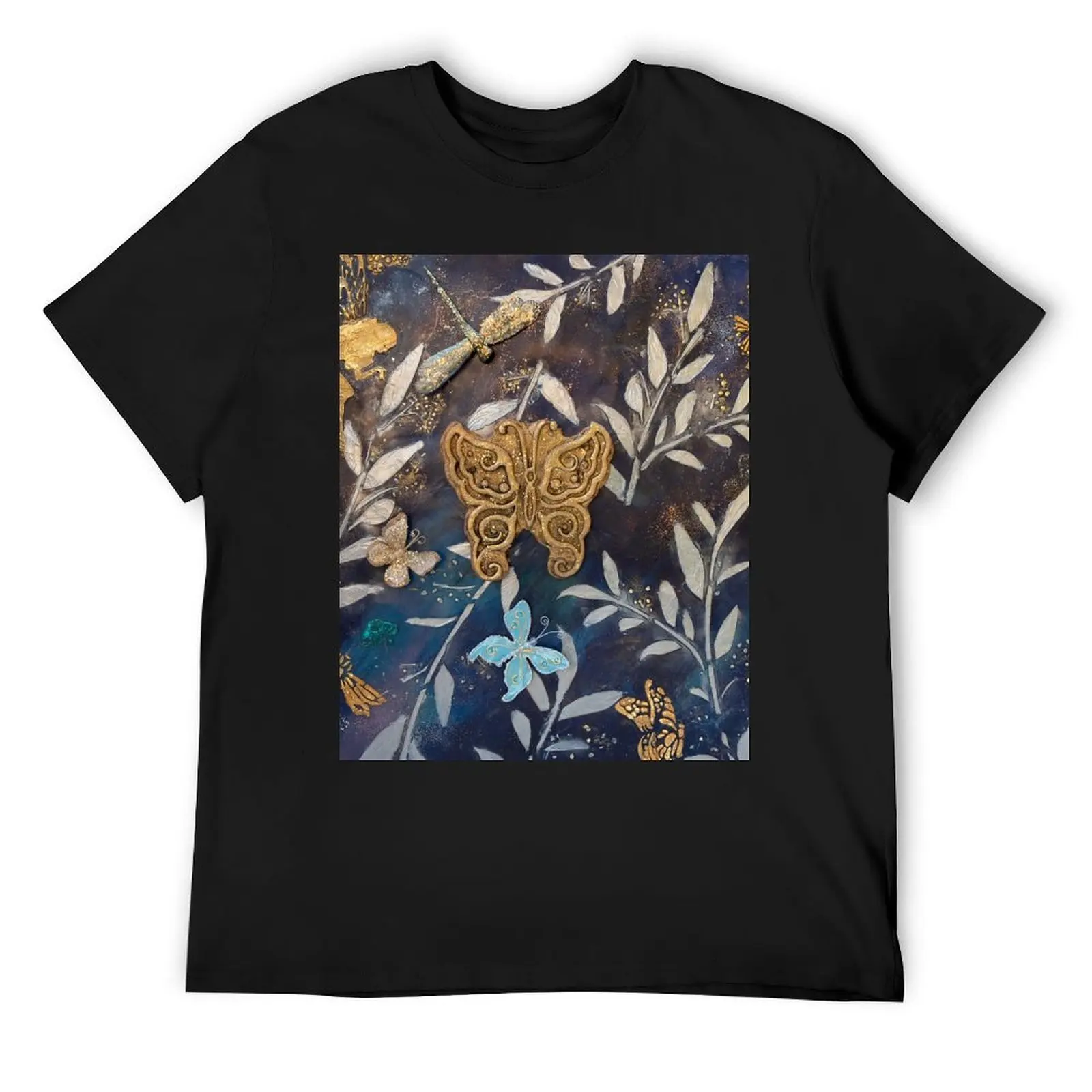 Midnight in the Garden of the Golden Butterfly T-Shirt customs design your own oversized man t shirt workout shirts for men