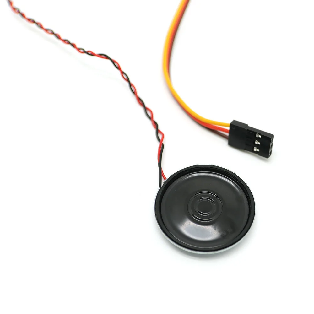 90DB Mini Horn Speaker 5V-8V For Off-road Ambulance Police Car Siren Alarm Sound Fire Fighting Sound Truck RC Car DIY Parts