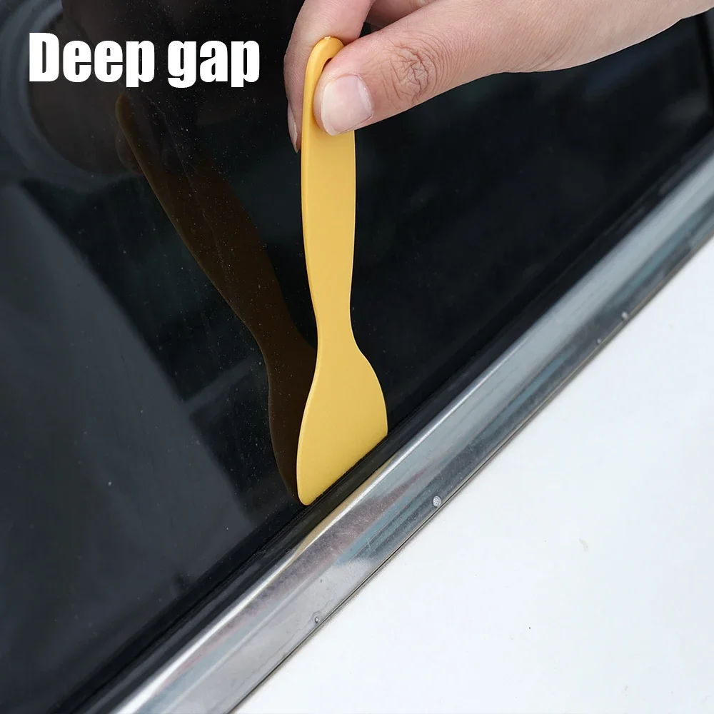 Yellow Scraper Car Film Application Tools Universal Auto Film Wrap Tint Tinted Sticker Scraper Hard Sticker Smooth Squeegee Kit