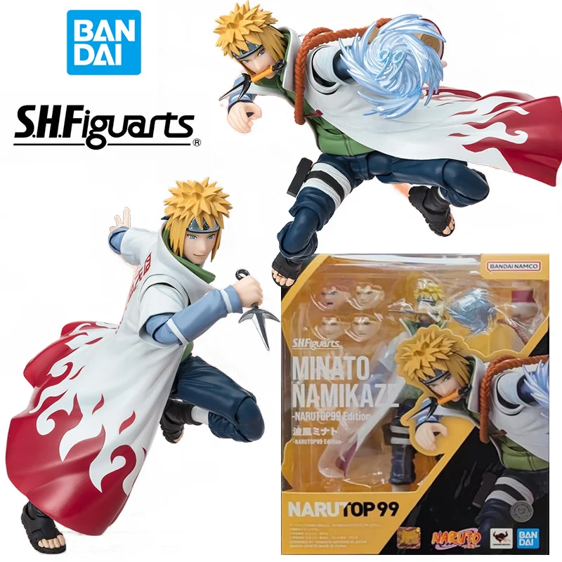 

Bandai Namco S.H.Figuarts SHF Minato Namikaze Narutop99 Edition 16Cm Anime Original Action Figure Model Toy Gift Collection