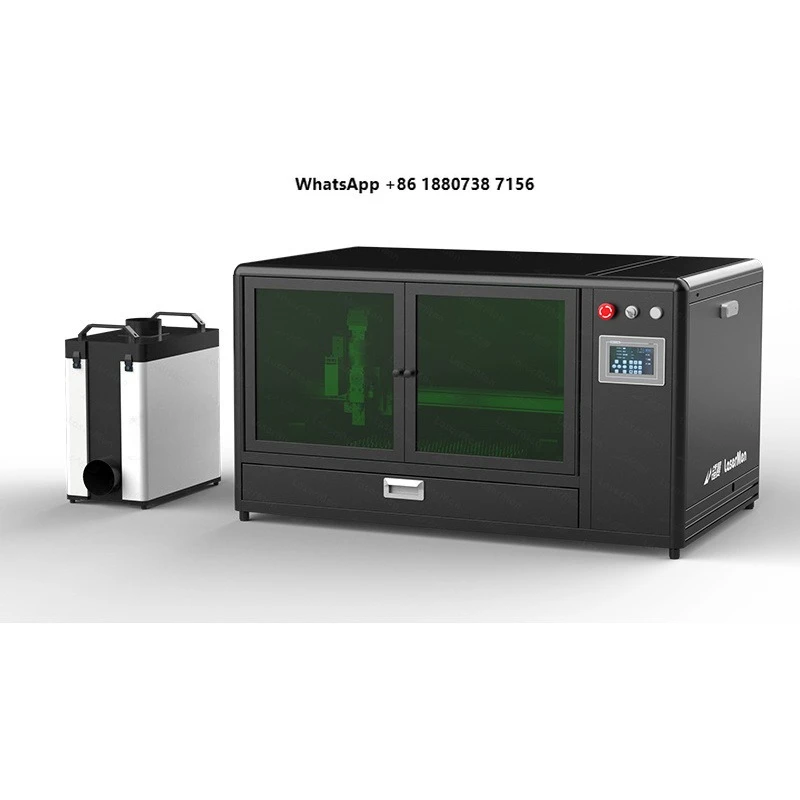 Desktop Fiber Cutting Engraving Machine LM-4030DF for Stainless Steel Brass Precision Metal Processing LaserMen
