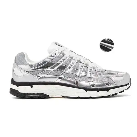 Designer P6000 P 6000 Triple Black White Khaki Wolf Grey Metallic Womens Outdoor Sports Trainers Casual Mens Shoes Sneakers