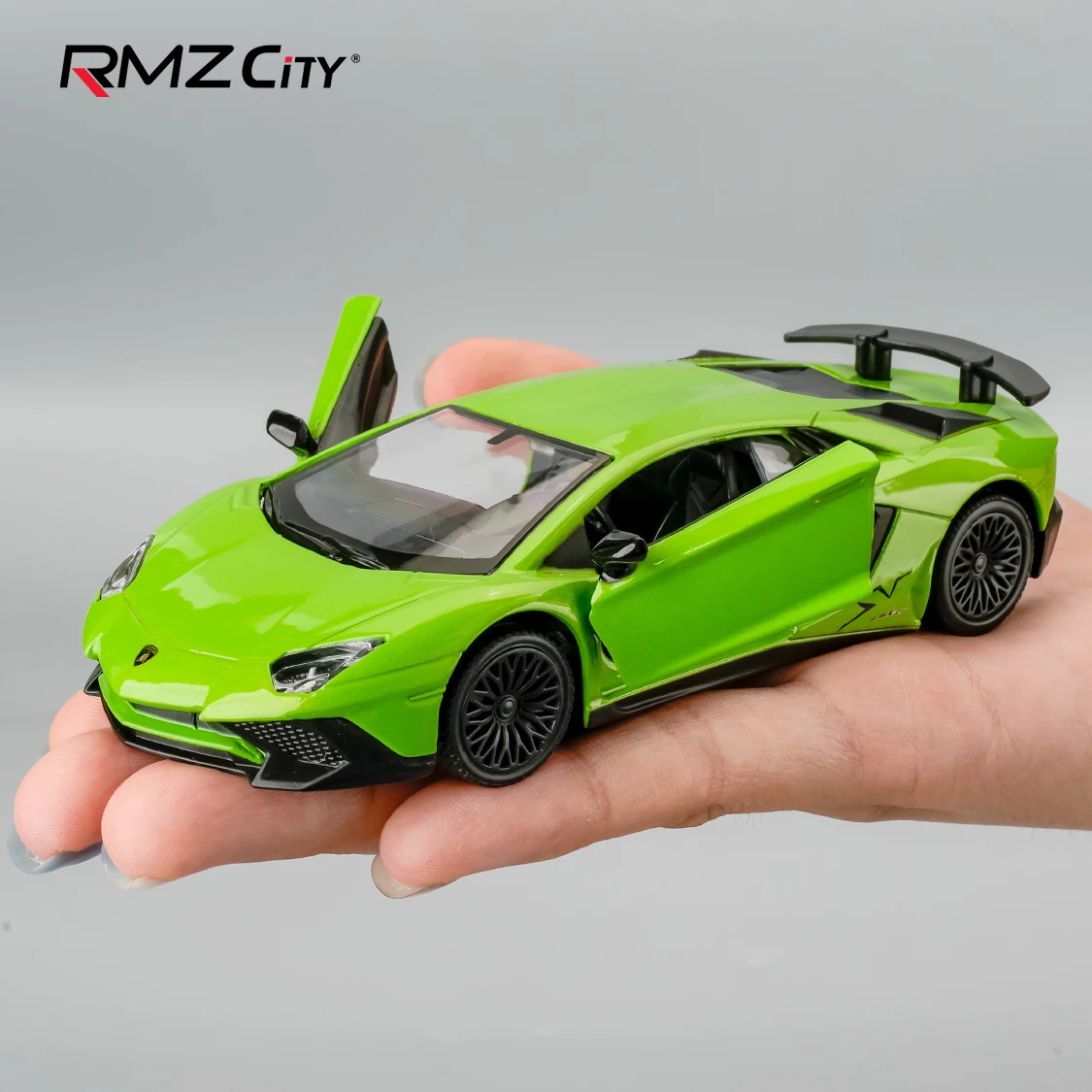 RMZCITY LAMBORGHINI Aventador LP700-4 Gussautomodell im Maßstab 1:36, Spielzeugauto aus Zinklegierung für Kinder, Rückfahrzeuge, Spielzeugauto für Kleinkinder, Kinder, Jungen, Mädchen, Geschenk für Kinder im Alter