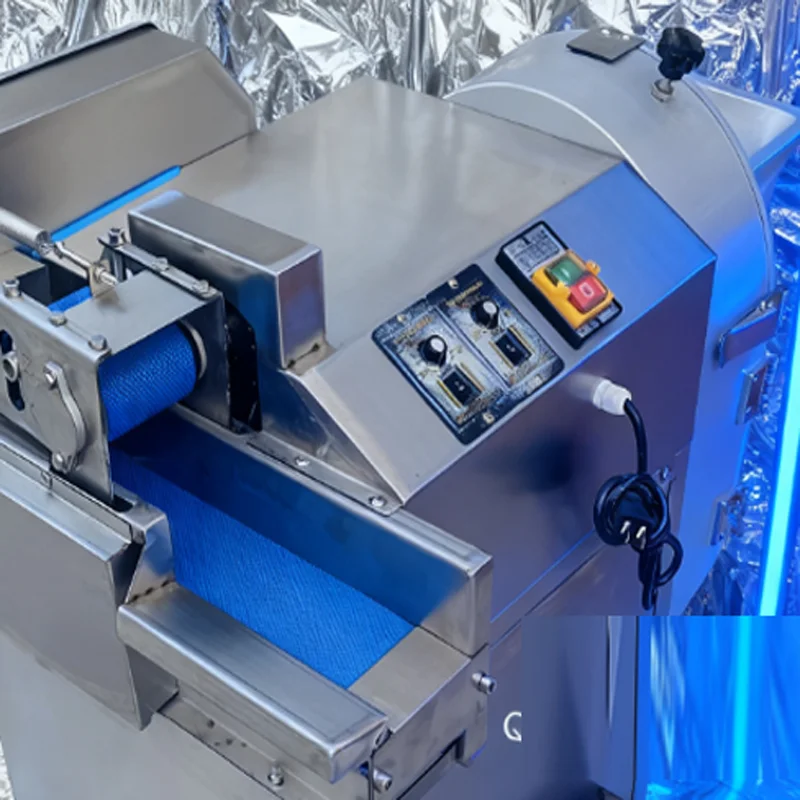 Industrial Automatic Commercial Vegetable Dicer Vegetable Cutter Sweet Potato Chips Green Onion Onion Chopper Slicer Machine