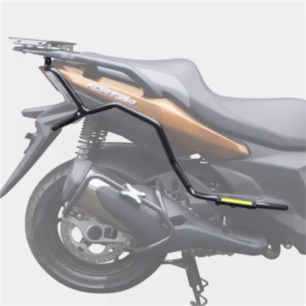 

Rear bumper For QJMOTOR FORT350 bumper modification anti fall protection bar FORT 350 rear bumper exhaust pipe bar