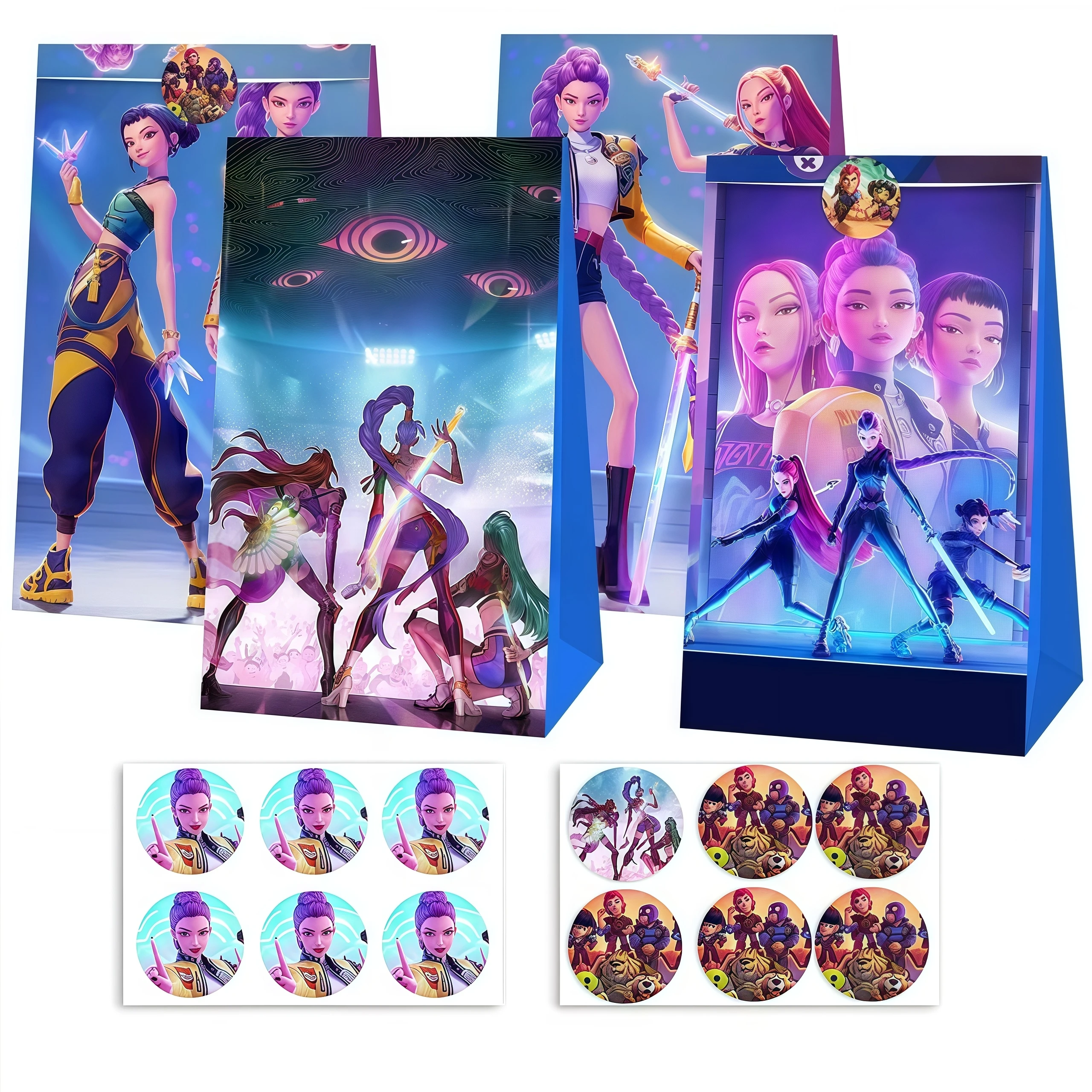 شيطان الصيادين حفلة عيد ميلاد الديكور أدوات المائدة كأس لوحة منديل بالونات راية لفتاة طفل الكورية Kpop أنيمي لوازم الحفلات