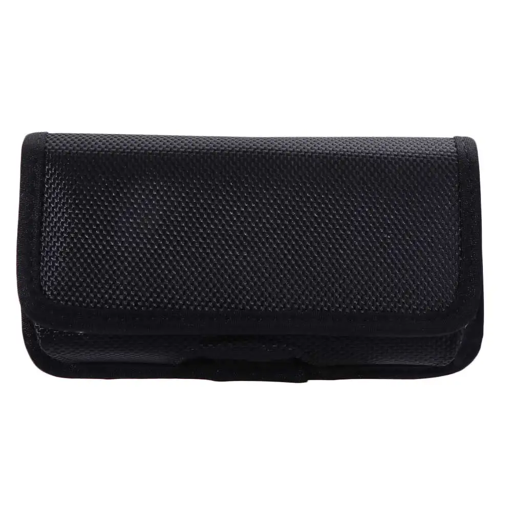 Universelle 3,5-6,3 Zoll Flip-Cover Oxford-Stoff Gürtelclip Handytasche Handytasche Handytasche für die Taille Handyhülle – Detail 9