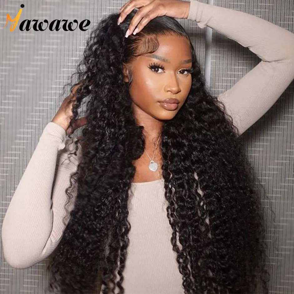 

Wear and Go Glueless Wigs Human Hair Pre Plucked water wave Wig Human Hair Lace Front Wigs for Beginners Upgraded No Glue