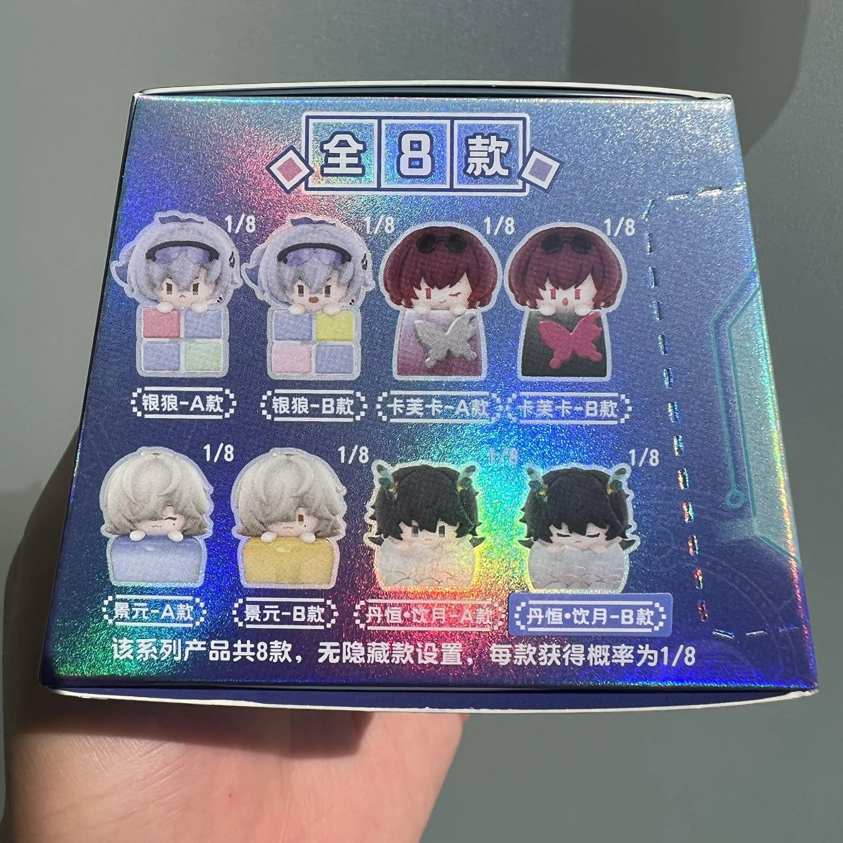ALL FOR PLAY miHoYo Honkai Star Rail Kafka Silver Wolf Keycap Mystery Blind Box Gifts Toy Model Anime Figures Collect Ornaments view 2