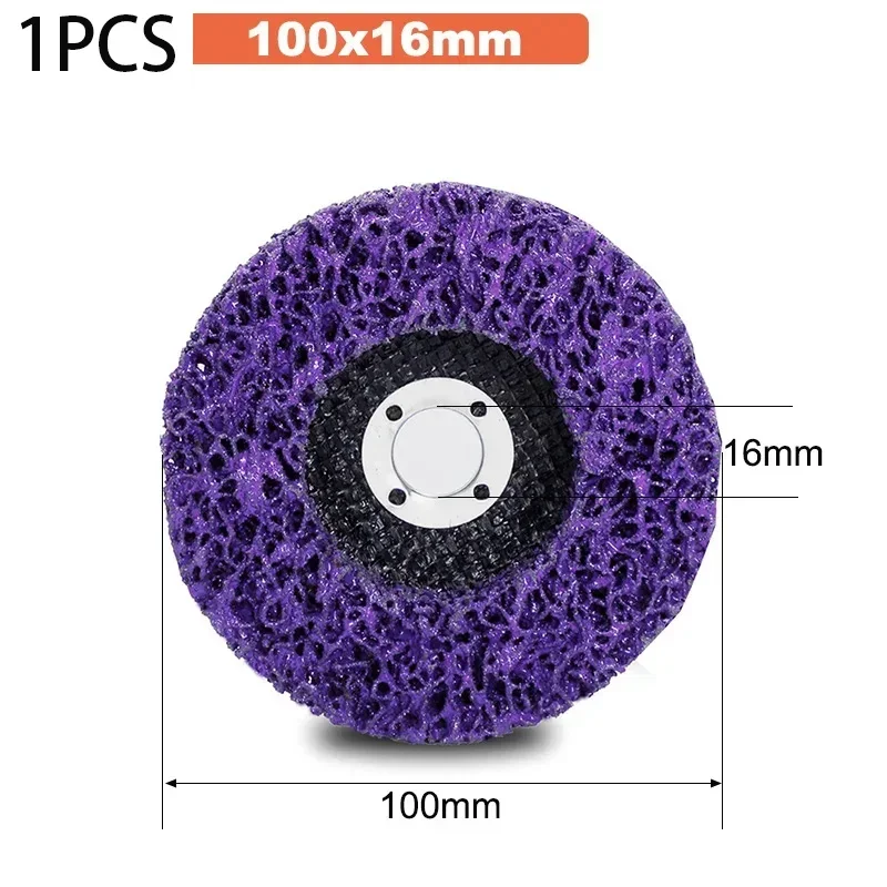 Coral Disc Poly Strip Disc Grinder Strip Disc Abrasive Wheel 100/115/125mm Paint Rust Removal Cleaning Wheel For Angle Grinder