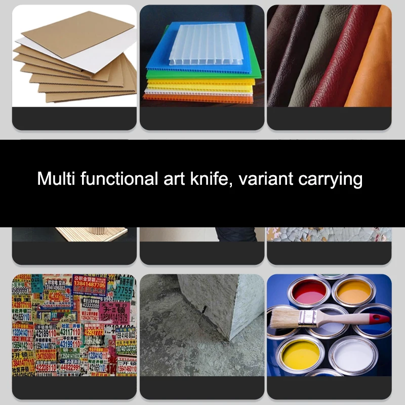 Multi Functional Art Cutting Knife Utility Shovel Knife,Cardboard,Leather Cutting Electrician Wire Stripping Removal Paint Tool