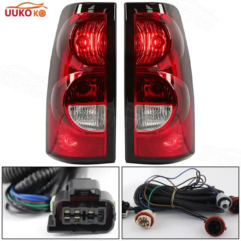 صالح ل سيلفرادو 2003 2004 2005 2006 قطع غيار السيارات سيارة الخلفية الذيل ضوء الجمعية 19169002 19169003 19169004 19169005 مصباح مكبح LED