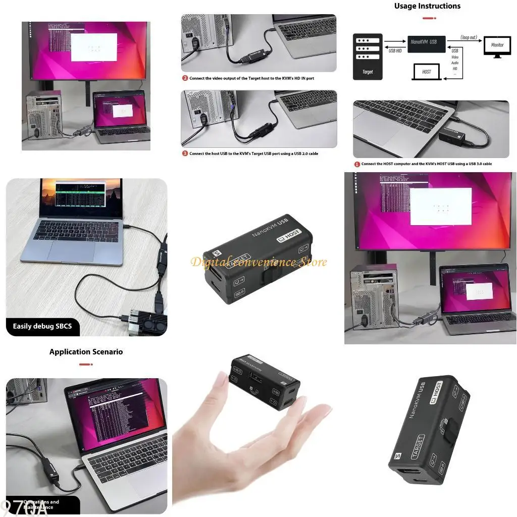 

97QA Управление удаленной модуляцией KVM-USB Зашифрованное устройство дистанционного управления виртуальной клавиатурой мышь